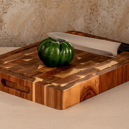 Tocator Navire, Homla, 40.5x34 cm, lemn acacia, maro