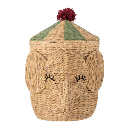 Coș de jucării pentru copii în culoare naturală din zambilă de apă ø 35x50 cm Bobo – Bloomingville Mini