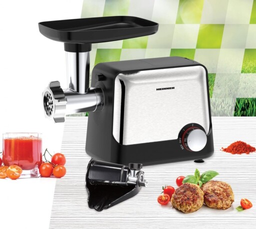 Masina de tocat Dualsteel, Heinner, 2100W, negru/argintiu
