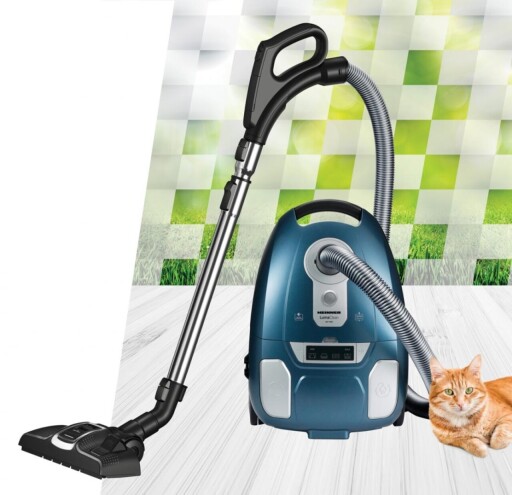 Aspirator cu sac Silent, Hepa 13 Lumaclean, Heinner, 180W, 3.5L, albastru