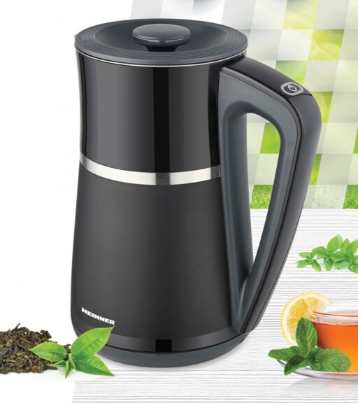 Fierbator electric Heinner, 1850-2200W, 1.7L, negru