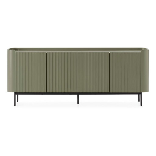 Comodă verde 200x80x40 cm Willa – MOME