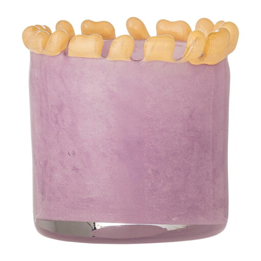 Sfeșnic pentru lumânări pastilă din sticlă Edger – Bloomingville