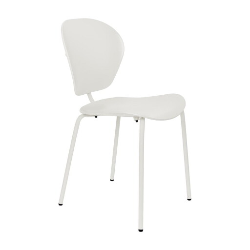Scaun de dining alb The Ocean – Zuiver