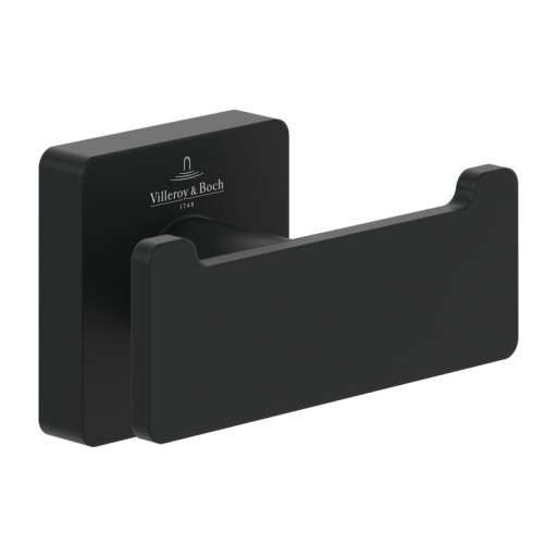 Cuier dublu Villeroy & Boch Elements Striking negru mat