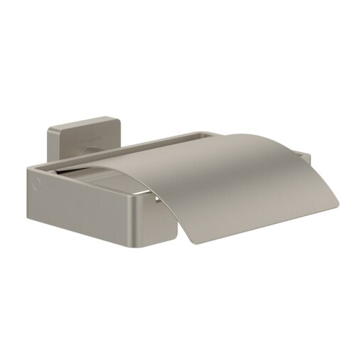 Suport hartie igienica cu aparatoare Villeroy & Boch Elements Striking nichel periat
