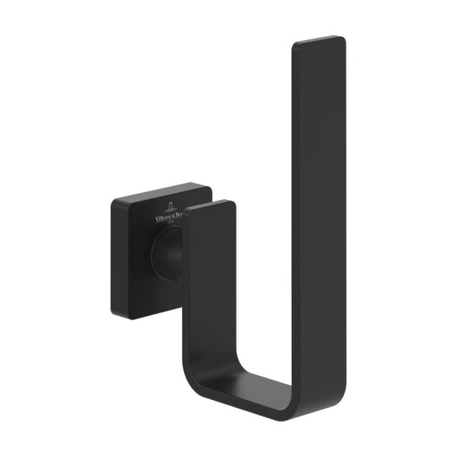 Suport rezerva hartie igienica Villeroy & Boch Elements Striking negru mat