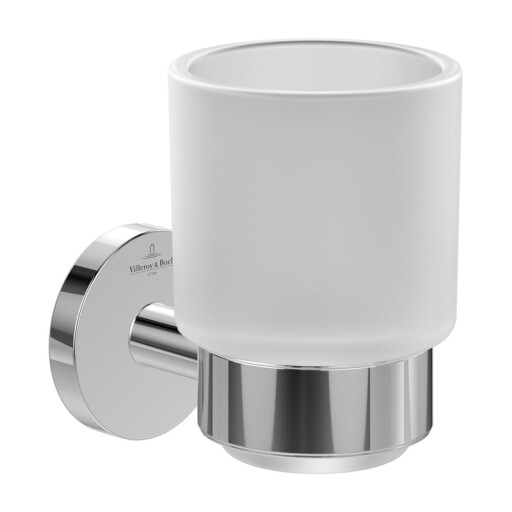 Pahar cu suport de perete Villeroy & Boch Elements Tender crom