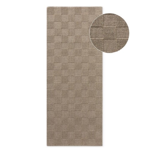 Covor tip traversă bej țesut manual din lână 80x200 cm Scala – Villeroy&Boch