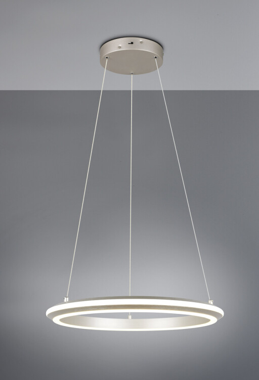 Lustra Amador, TRIO, 45x150 cm, 34W, 1x SMD, metal, argintiu mat