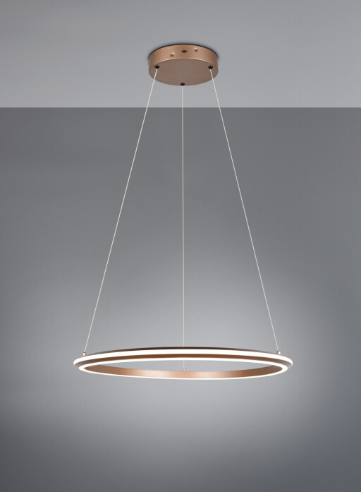 Lustra Amador, TRIO, 75x150 cm, 48W, 1x SMD, metal, aramiu