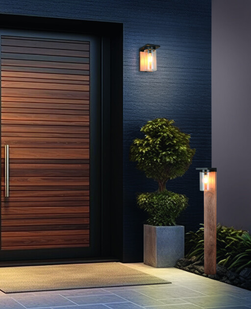 Aplica de perete pentru exterior Ardila, TRIO, 11.5x19 cm, 40W, 1x E27, aluminiu, natur/negru