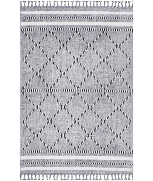 Covor, 75536A , 78x150 cm, Poliester, Gri