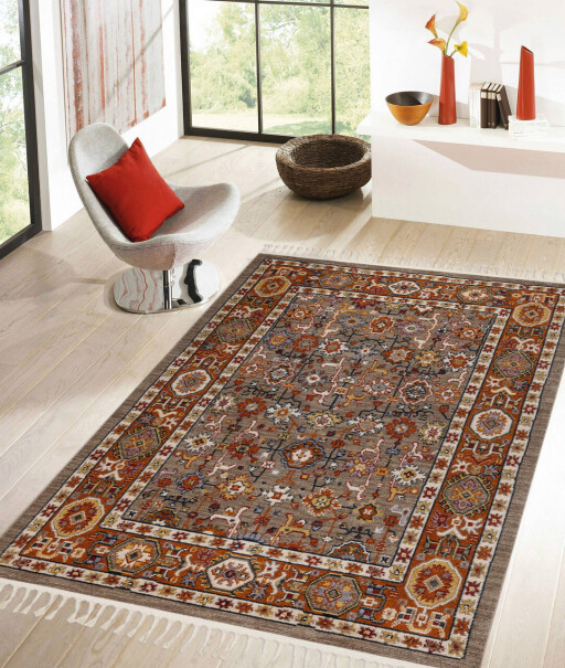 Covor, 80117A , 80x150 cm, Poliester, Multicolor