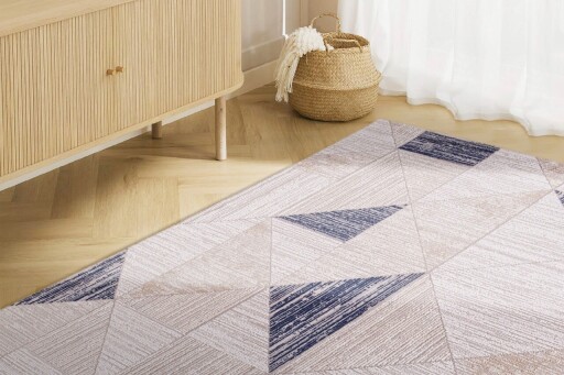Covor, 45605 Milas, 200x290 cm, Acril, Albastru navy