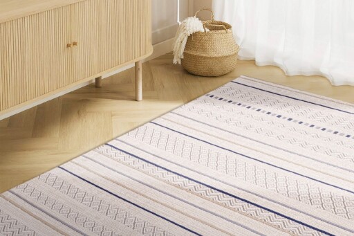 Covor, 45628 Milas, 200x290 cm, Acril, Albastru navy