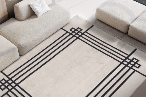 Covor, 53096 Amour, 196x290 cm, Poliester, Crem