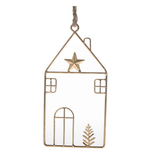 Decorațiune suspendată pentru Crăciun din metal 24 cm – Dakls