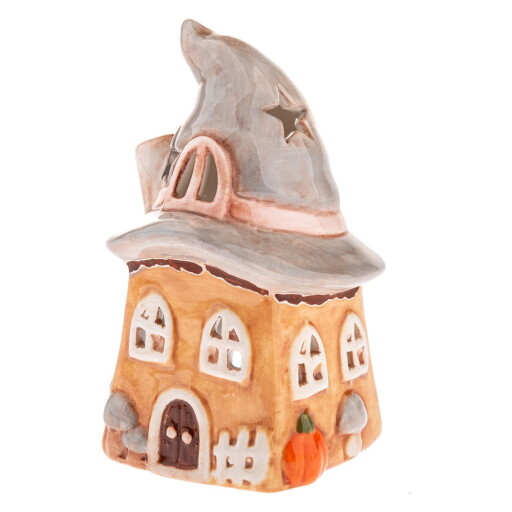 Sfeșnic din ceramică cu model de Halloween Spooky – Dakls