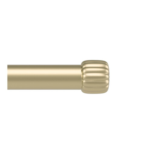 Galerie de perdea auriu mat extensibilă din oțel 168 - 305 cm Cleo – Umbra