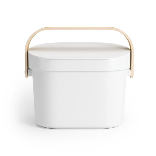 Recipient pentru deșeuri compostabile alb 4 l Bellwood – Umbra