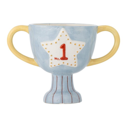 Ghiveci decorativ din ceramică pictată manual Trophy – Bloomingville Mini