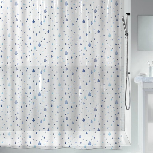 Perdea de duș 180x200 cm Waterdrop – Spirella