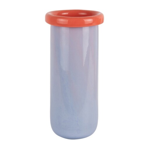 Vază mov din sticlă (înălțime 30,5 cm) Plegado – PT LIVING