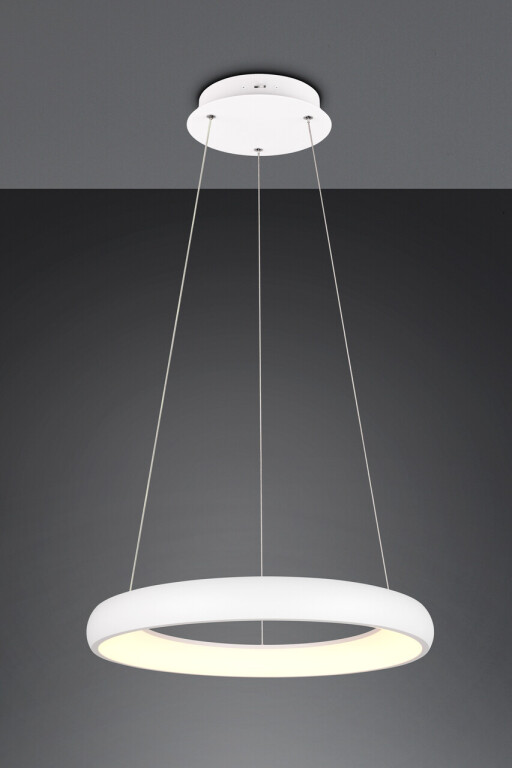 Lustra Cardona, TRIO, 62x150 cm, 38W, 1x SMD LED, metal, alb mat