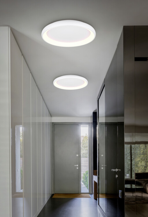 Plafoniera Cardona, TRIO, 75x9.5 cm, 59W, 1x SMD LED, metal, alb mat