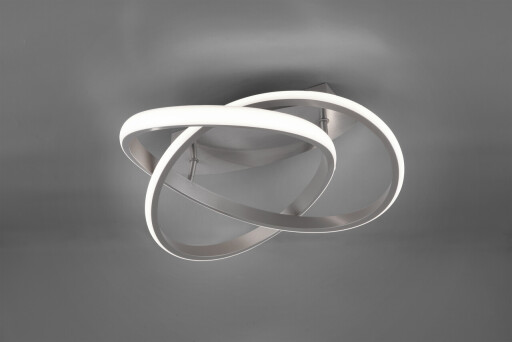 Plafoniera Course, RL, 45x18.8 cm, 18W, 1x SMD LED, metal, argintiu