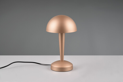 Lampa de masa Canaria, RL, 15x26.5 cm, 40W, 1x E14, metal, aramiu