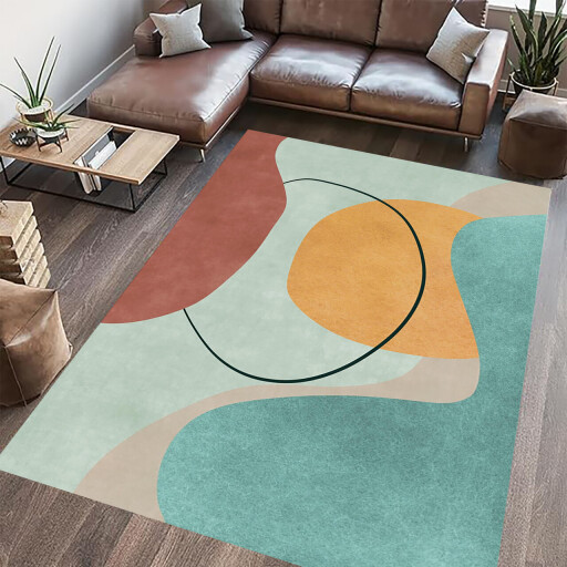 Covor cu print, Erin, Heinner, 200x300 cm, poliester, multicolor