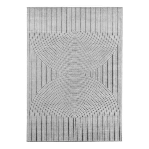 Covor tip traversă pentru interior și exterior gri 80x250 cm Nova 1201 – Ayyildiz Carpets