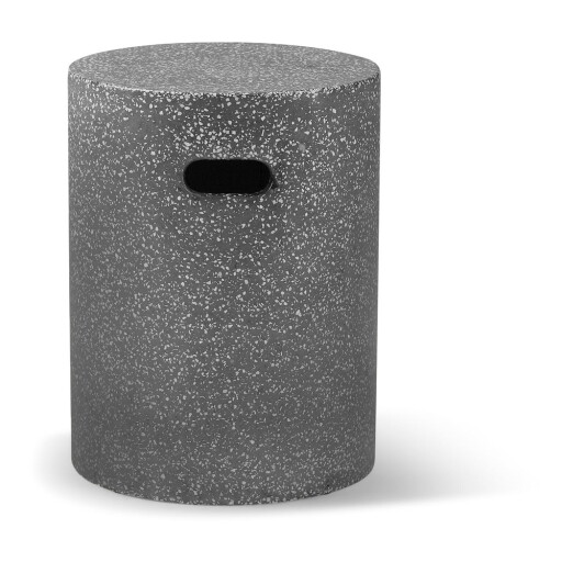 Măsuță auxiliară de grădină Bonami Selection Loris, ø 35 cm, negru