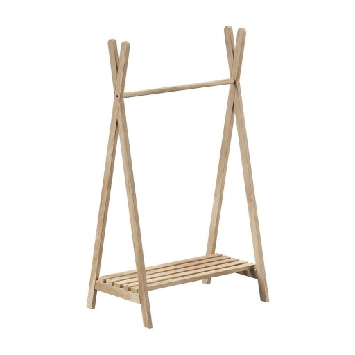 Cuier pentru copii în culoare naturală din lemn de stejar 74x132 cm Forrest – Vipack