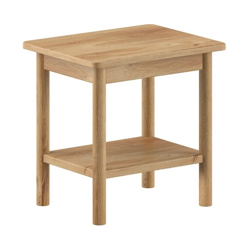 Noptieră în culoare naturală din lemn de stejar Olive – Vipack