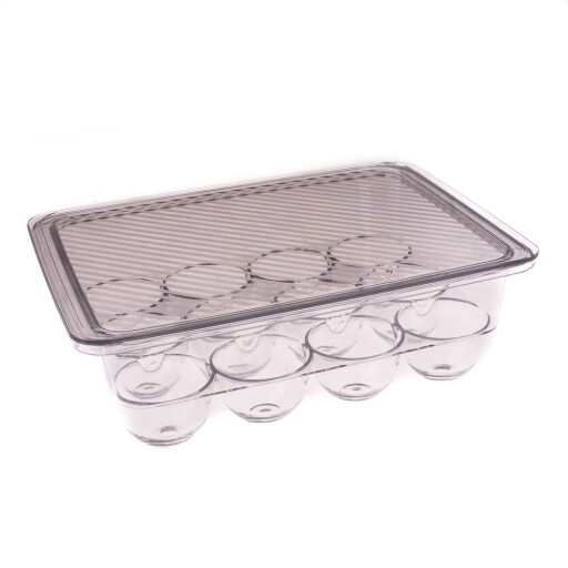 Organizator de frigider pentru ouă din plastic 29,5x9,5 cm – Casa De Engel