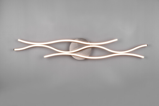 Plafoniera Blaze, TRIO, 107.5x18x7 cm, 35W, 1x SMD LED, metal, argintiu/negru