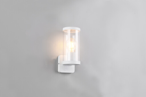 Aplica de perete pentru exterior Bonito, RL, 9.5x12x23 cm, 28W, 1x E27, aluminiu, alb mat