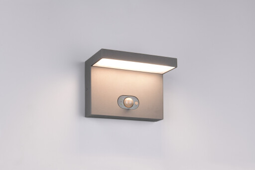 Aplica de perete pentru exterior Blyde, TRIO, 18x13 cm, 5W, 1x SMD LED, aluminiu, antracit