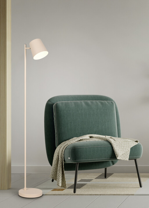 Lampadar Blake, RL, 20x125 cm, 5W, 1x SMD LED, metal, bej