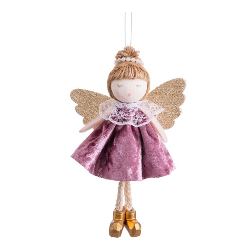 Ornament de Crăciun din material textil 14 cm Angel – Casa Selección