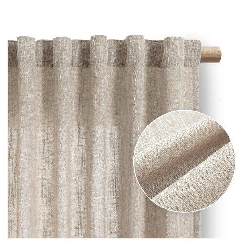 Draperie bej 140x250 cm Valeta – Restilo