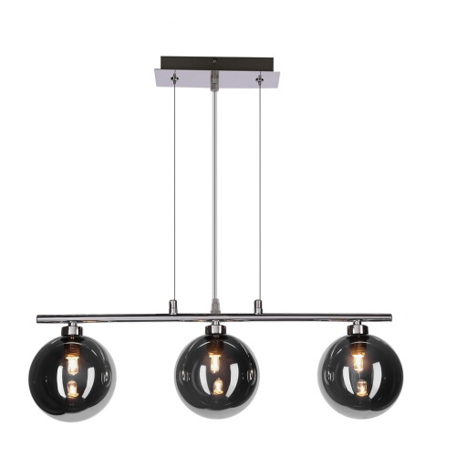 Lustră cu abajur din sticlă Somul – Candellux Lighting