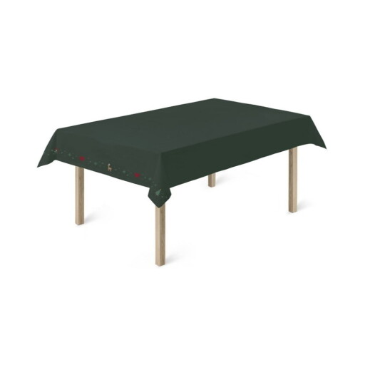 Față de masă din amestec de bumbac 150x270 cm cu model de Crăciun Christmas Fable – JUNA