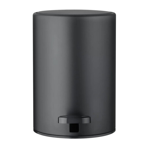 Coș de gunoi negru mat cu pedală din oțel 3 l Modo – Blomus