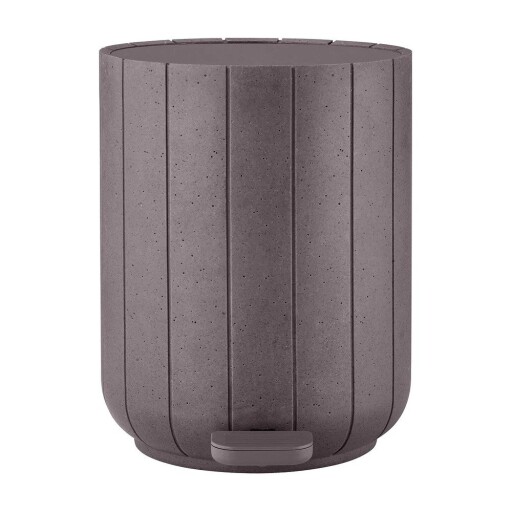 Coș de gunoi gri închis cu pedală din polirășină 3 l Kua – Blomus