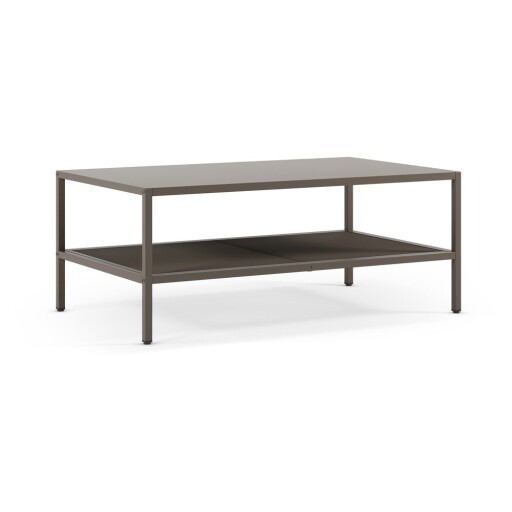 Măsuță de cafea gri din metal 60x100 cm Fayna – Marckeric