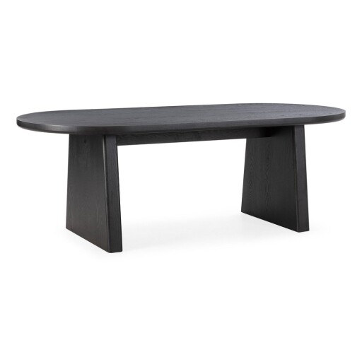 Masă de dining cu aspect de lemn de frasin 100x200 cm Blair – MOME